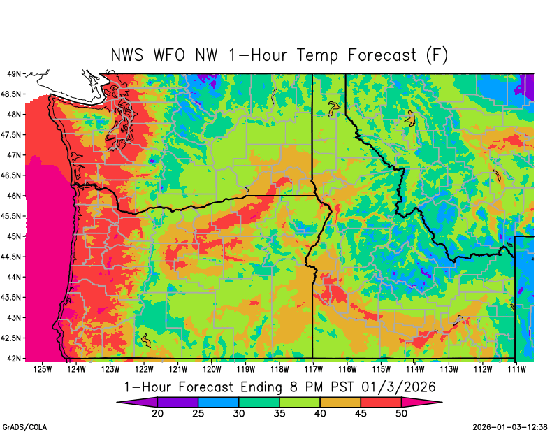 Northwest Temperatures