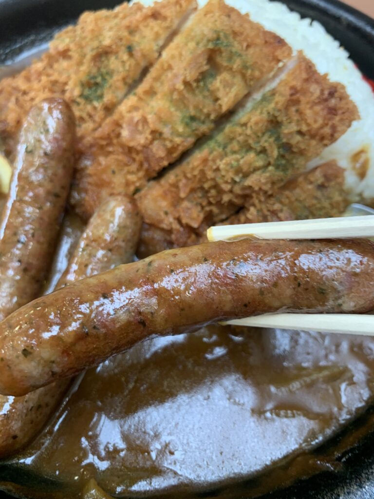 【グルメ】中川町 道の駅なかがわ の スタミナ焼きカツカレー すぱいすじゃんき～