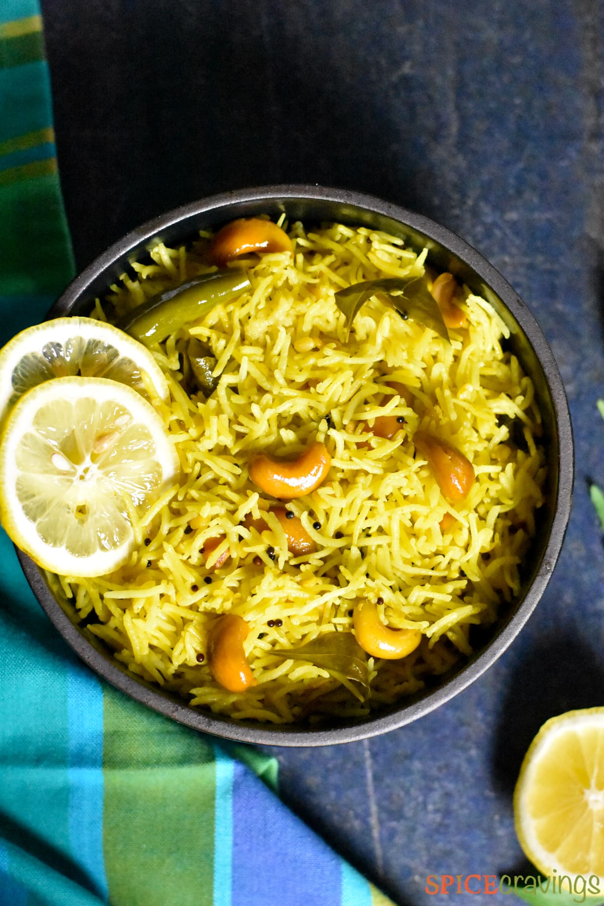 Lemon Rice (Indian) Instant Pot / Stove Spice Cravings