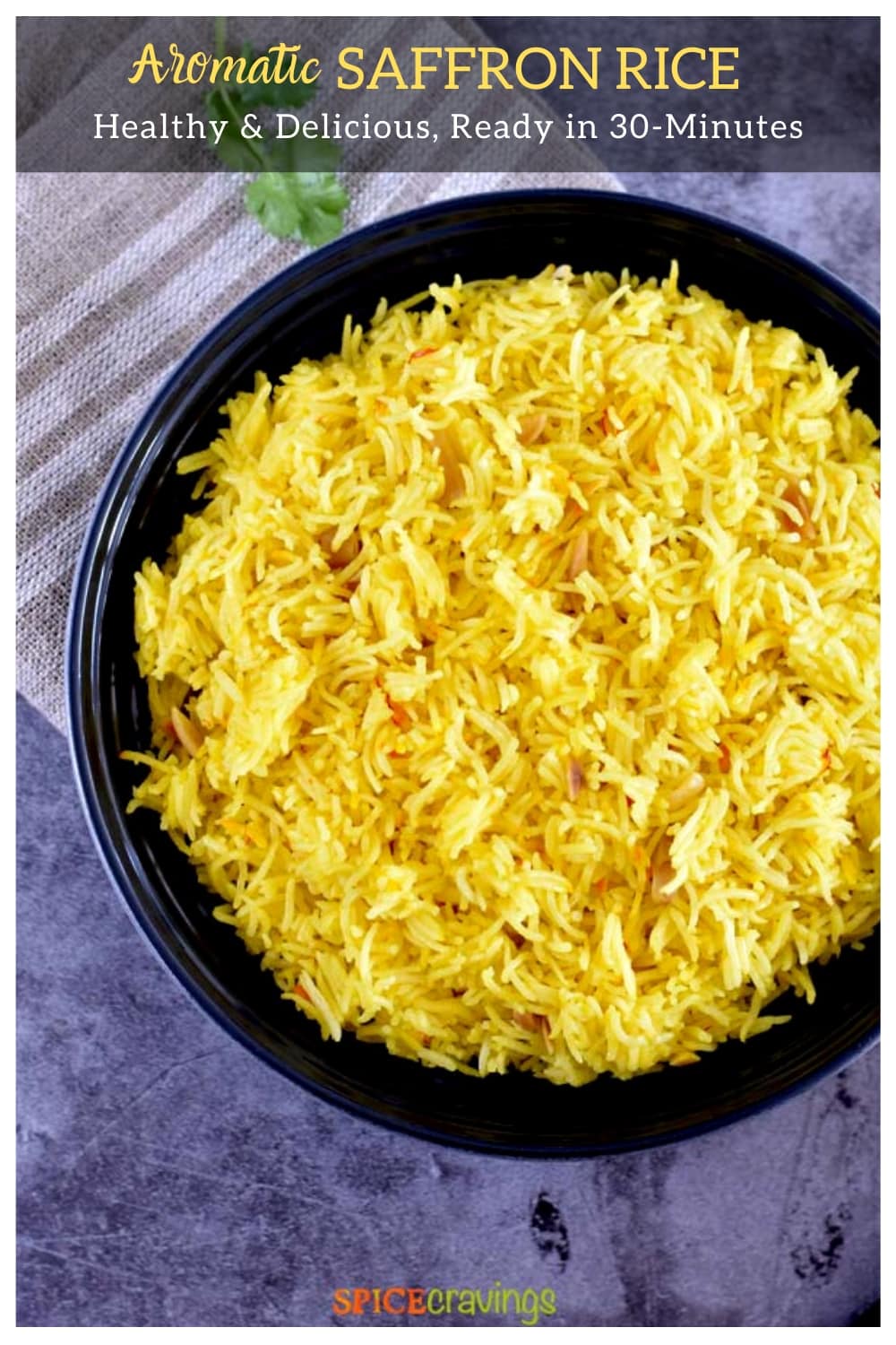Saffron Rice (Pulao) Instant Pot, Stove & Microwave Spice Cravings