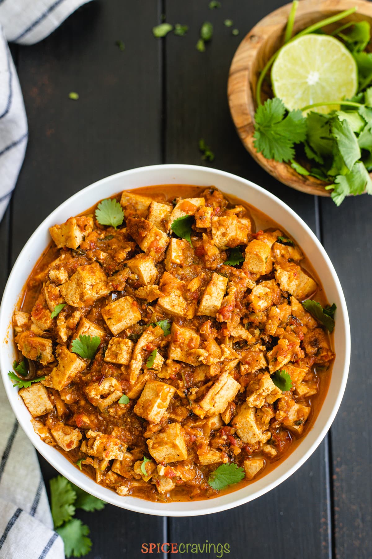Chipotle Sofritas (Mexican Braised Tofu) Spice Cravings