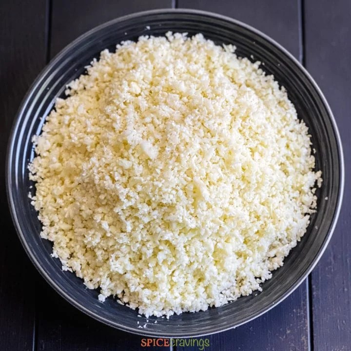 How To Make Cauliflower Rice (Easy to Store & Freeze) Spice Cravings