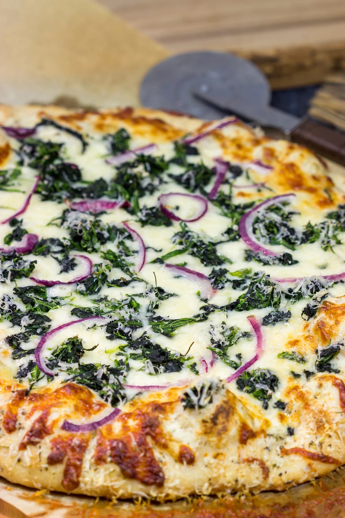 Spinach Ricotta Pizza Mix up pizza night with this tasty recipe!