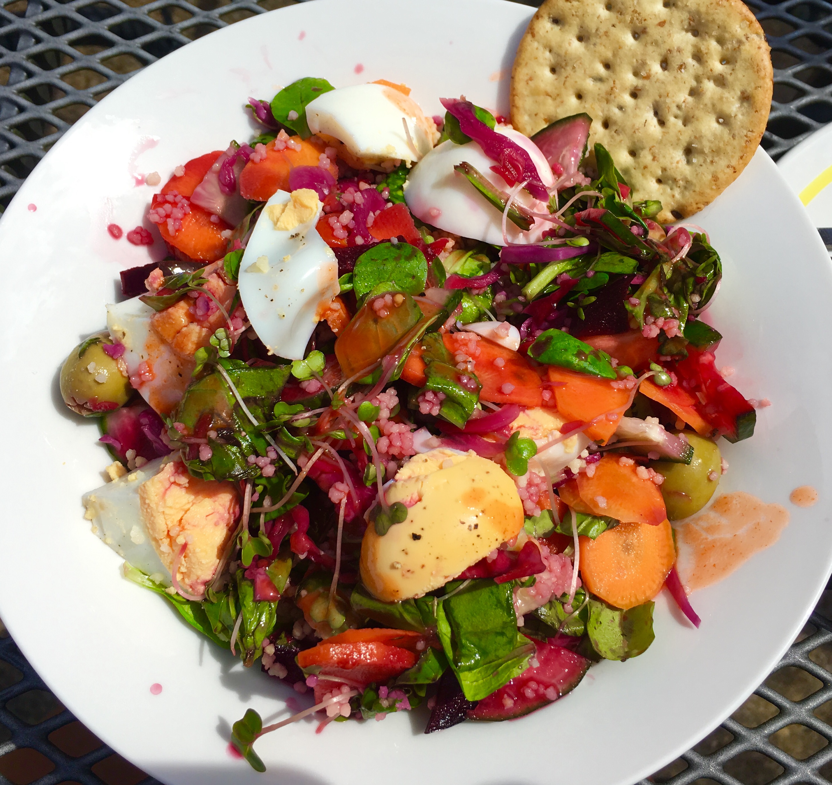 Egg and Couscous Salad Healthy Living by Anjali Parmar