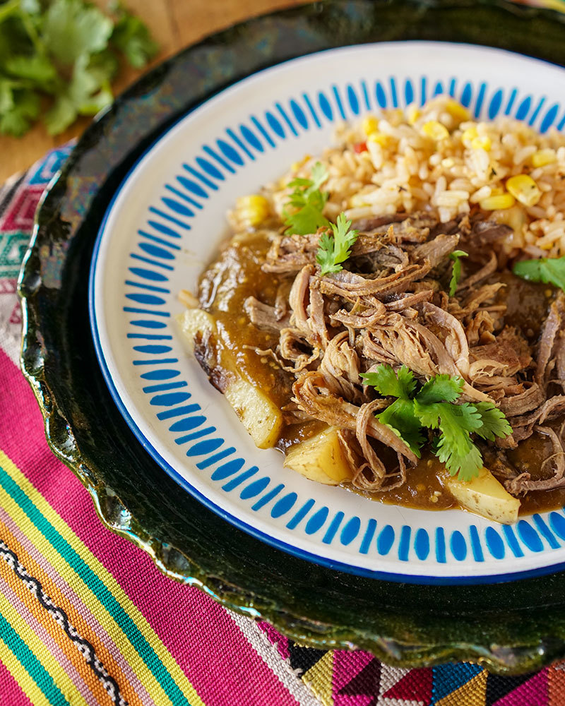 Tomatillo Pulled Beef Recipe Spice Trekkers