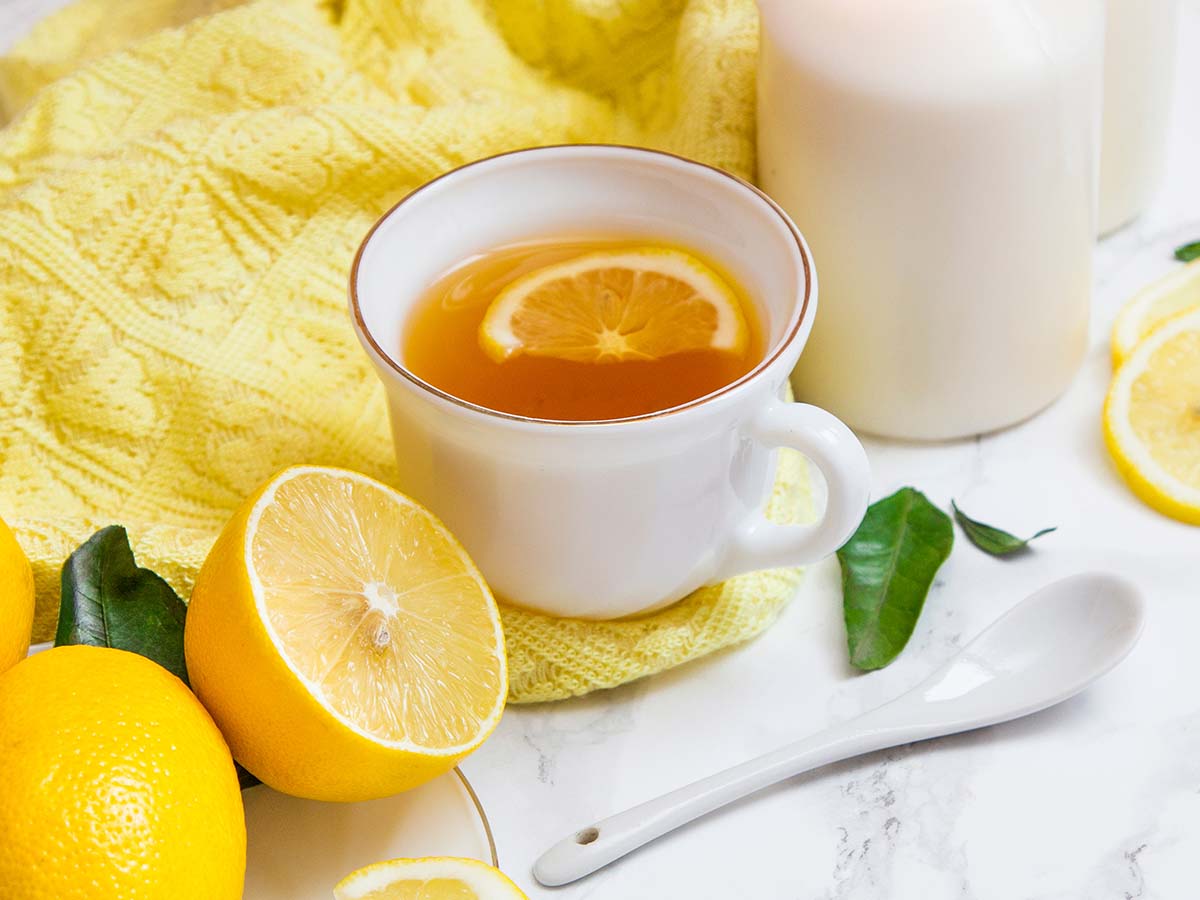 Easy Ginger Tea with Lemon Recipe Spice World Inc