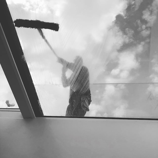 glass roof cleaning