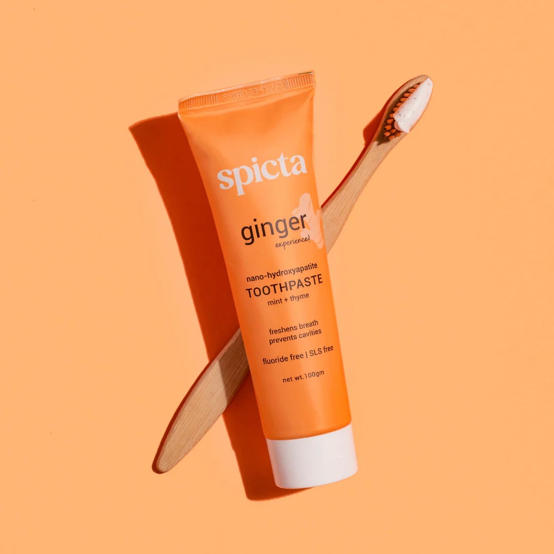 Spicta Ginger Mint Toothpaste Natural, FluorideFree, SLSFree Best
