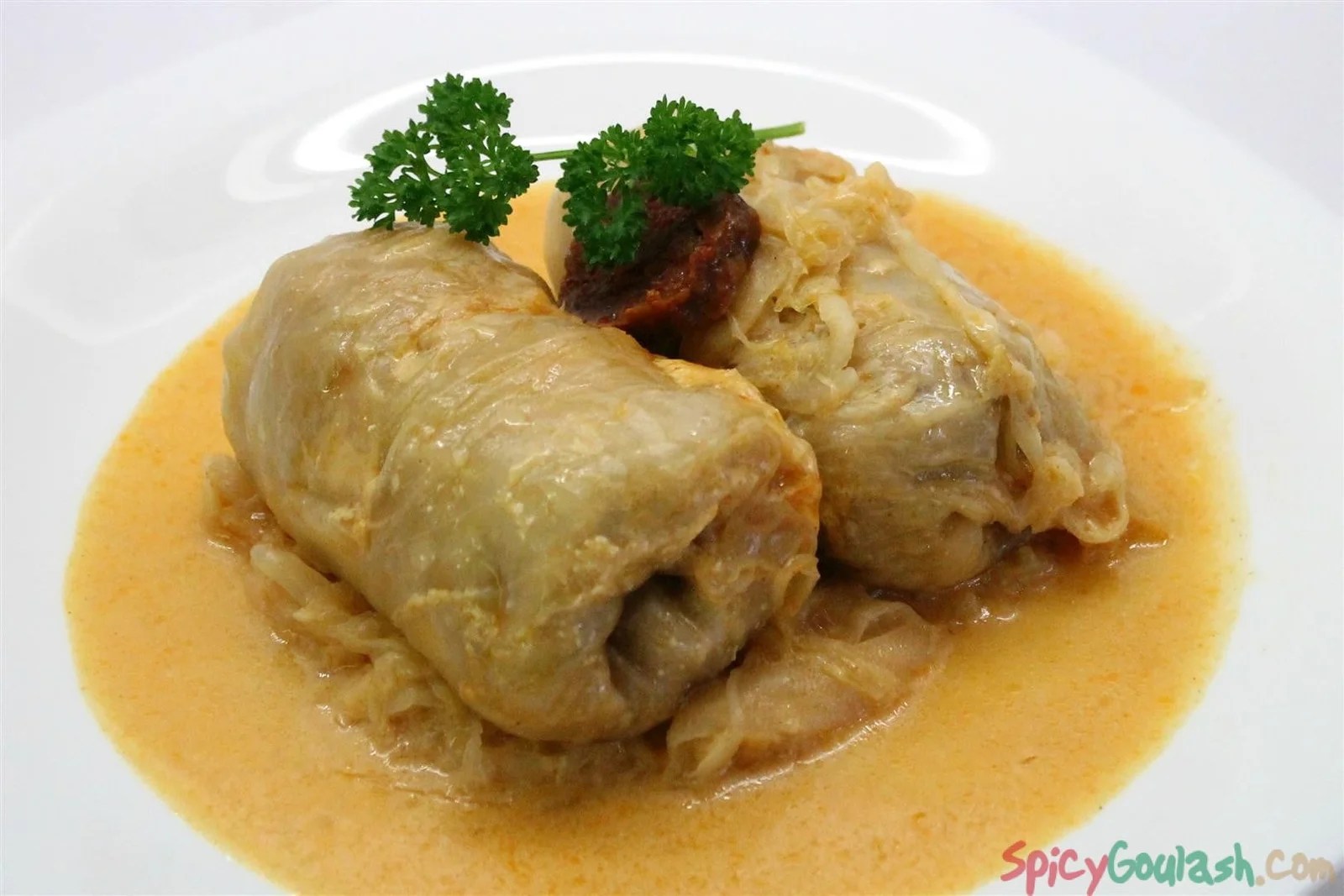 Crock Pot Hungarian Stuffed Cabbage Rolls Recipe The Spruce Eats