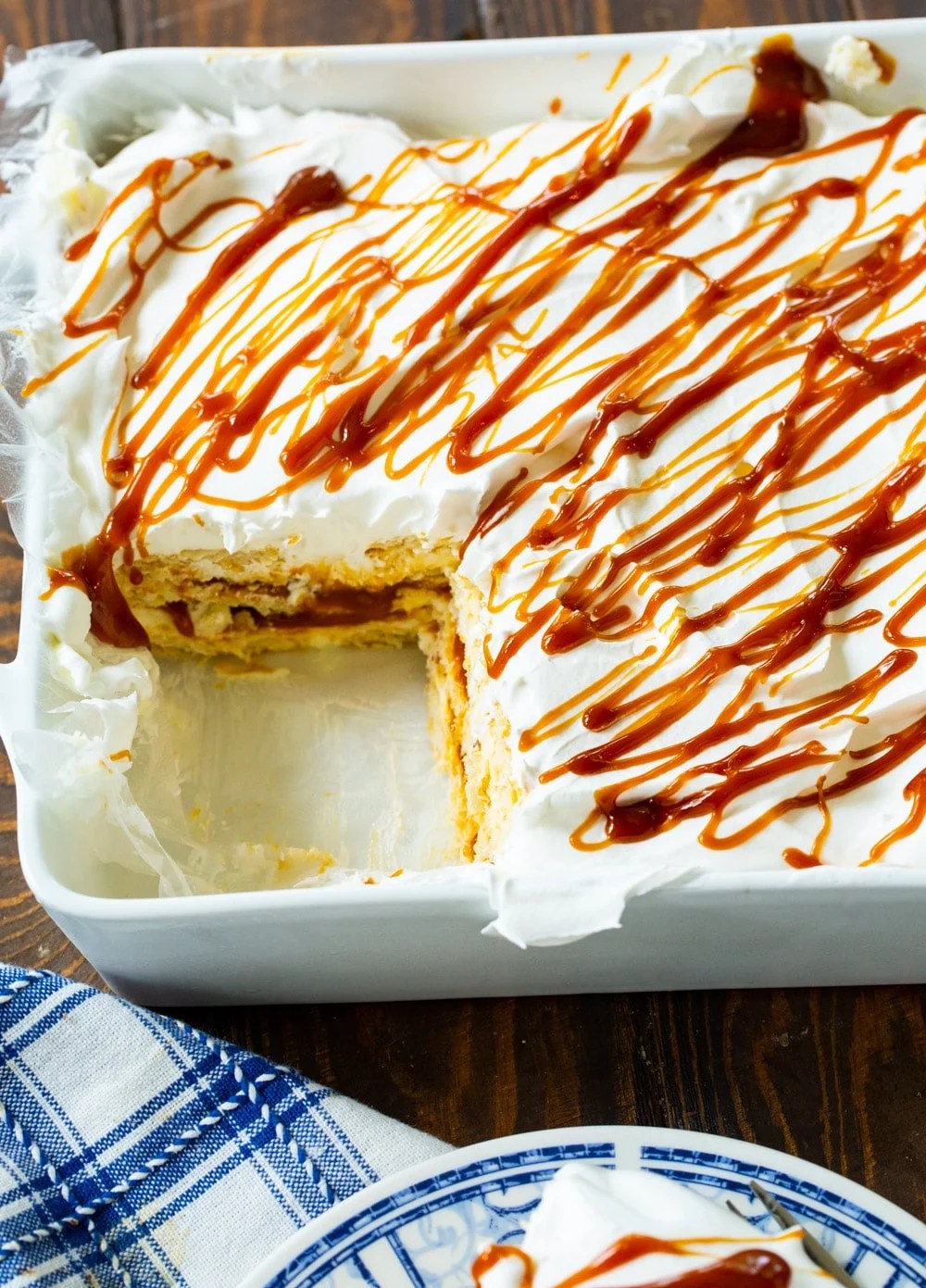 Caramel Ritz Cracker Icebox Dessert Spicy Southern Kitchen