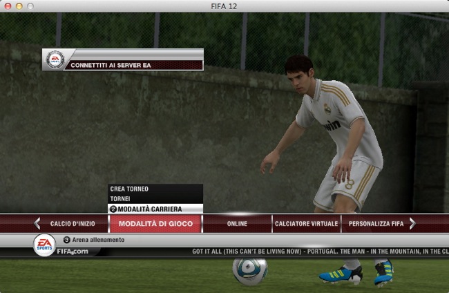 Prime impressioni FIFA 12 per Mac in italiano SPIDERMAC