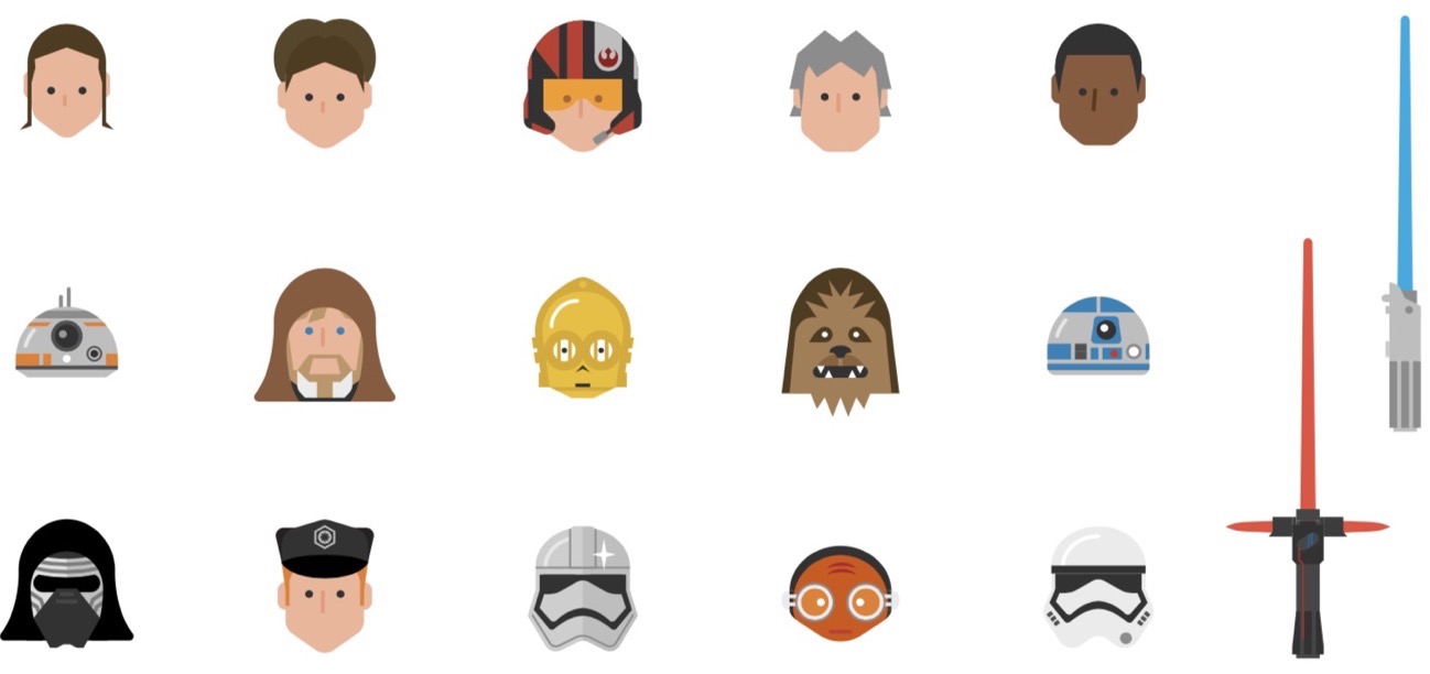 Star Wars The Force Awakens Icons per personalizzare le cartelline del