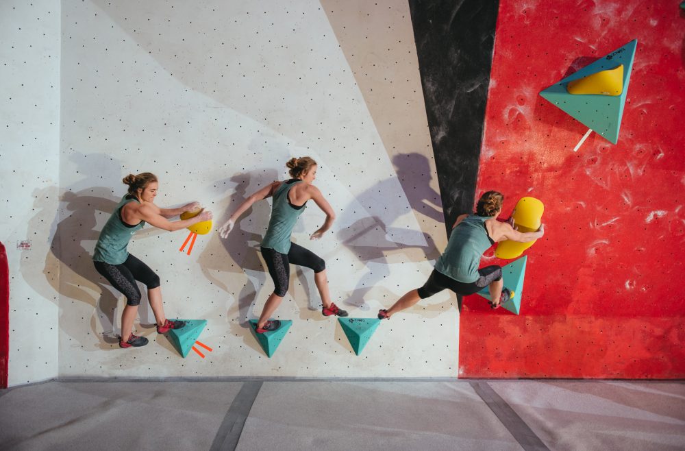 Dyno Move Bouldering Spider Climbing