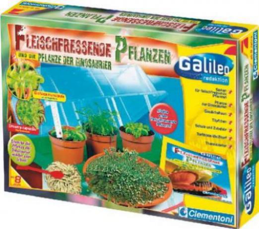 Clementoni Galileo Fleischfressende Pflanzen + Pflanze