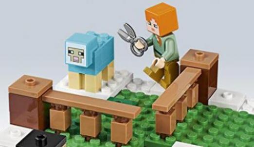 LEGO Minecraft Micro World Unterschlupf im Wasserfall günstig