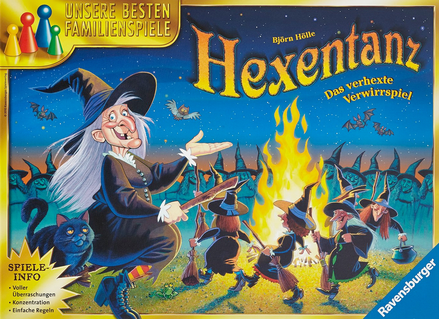 Hexentanz, Spiel, Anleitung und Bewertung auf Alle Brettspiele bei
