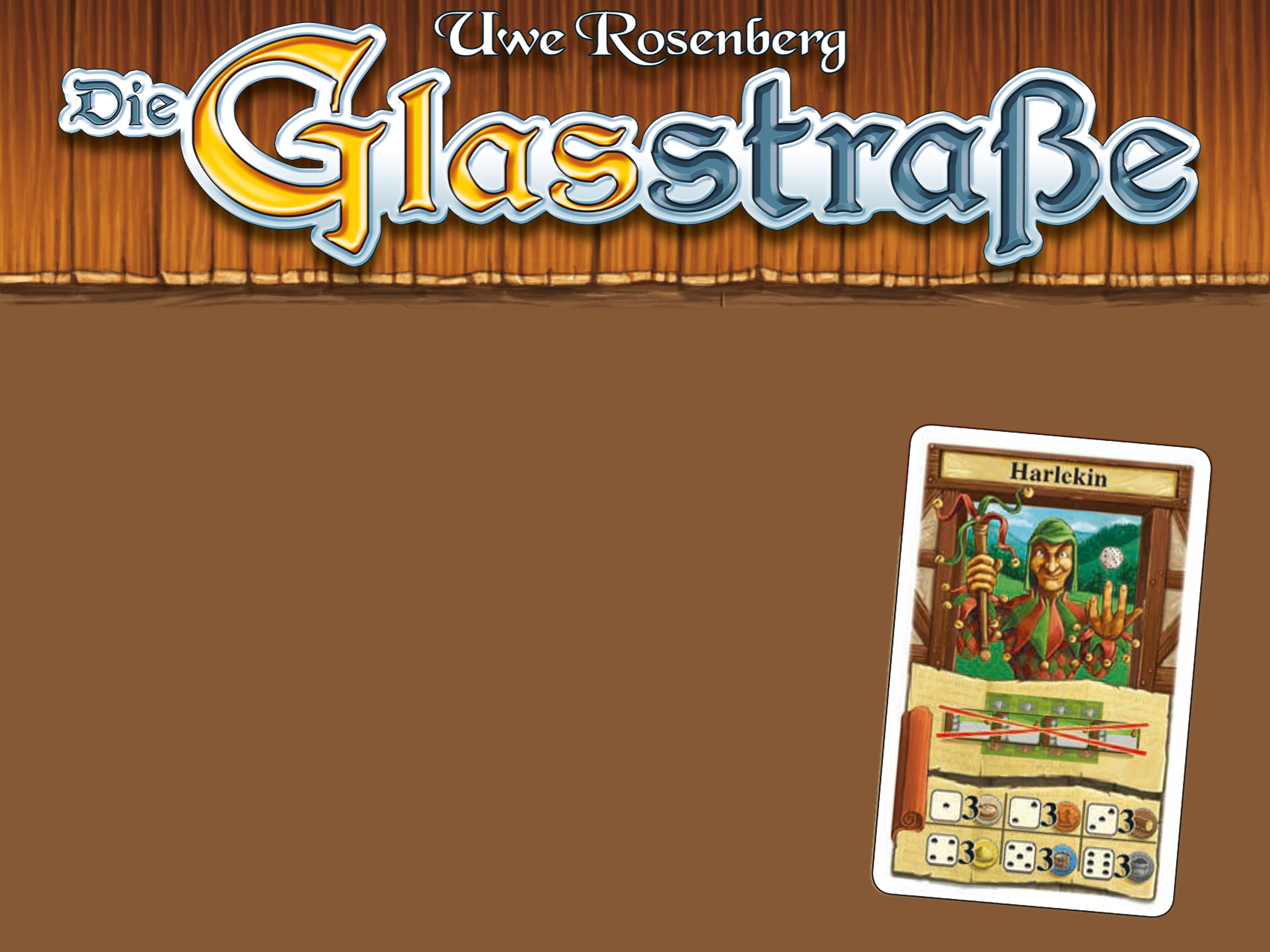 Die Glassstraße Harlekin, Spiel, Anleitung und Bewertung auf Alle