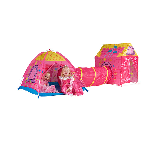 Zelt Kinderzelt Spielzelt mit Tunnel Gartenzelt 3 tlg. eBay