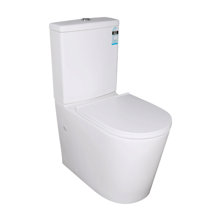Back To Wall Rimless TwoPiece Toilet 022 Spigot & More