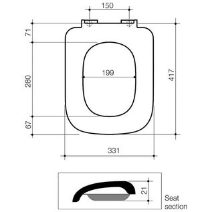 Caroma Cube Soft Close Toilet Seat White Spigot & More