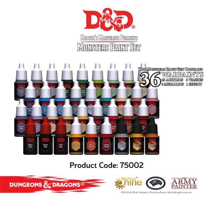 Army Painter D&D Paint Sets Shipping Soon!