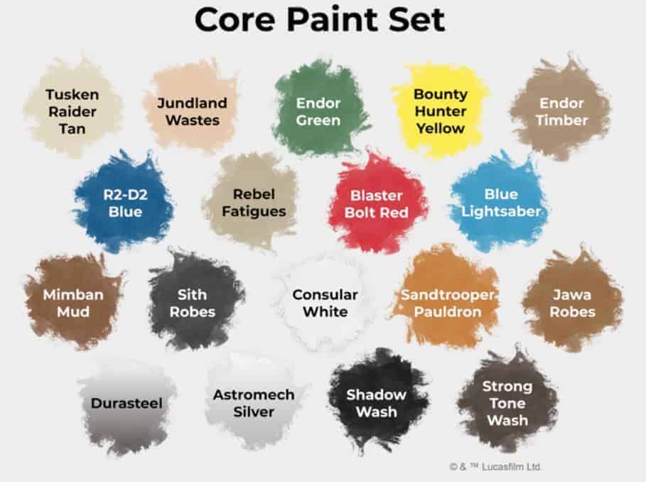 Official Paint Sets For Star Wars Legion Announced