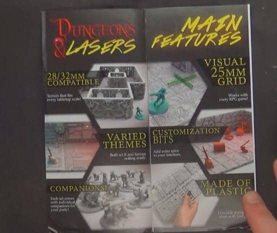 Dungeons & Lazers Terrain Works For D&D, Wargaming!