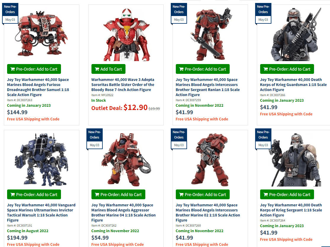 New Warhammer JOYTOY Releases Pricing & Where Get Yours