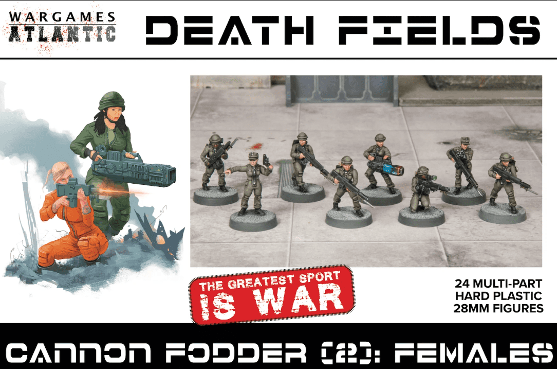 New Female Cannon Fodder Set Storm Tabletops