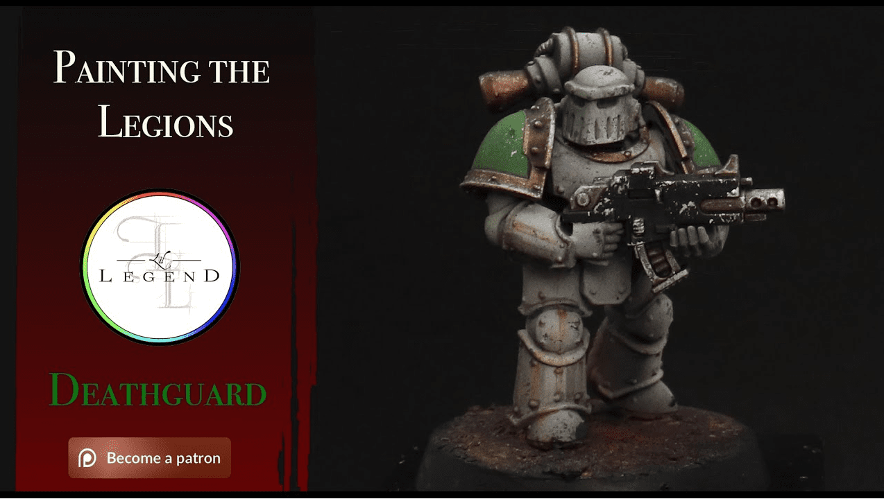 How to Paint Horus Heresy Death Guard Tutorial