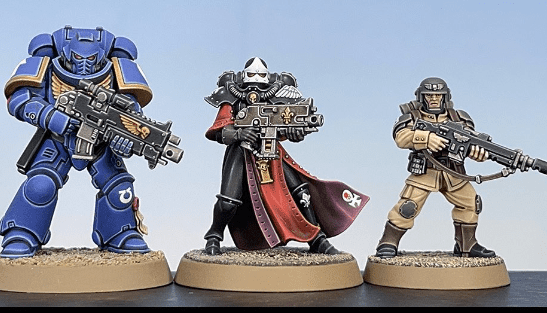 New Imperial Guard 40k Miniatures Size & Scale Comparison