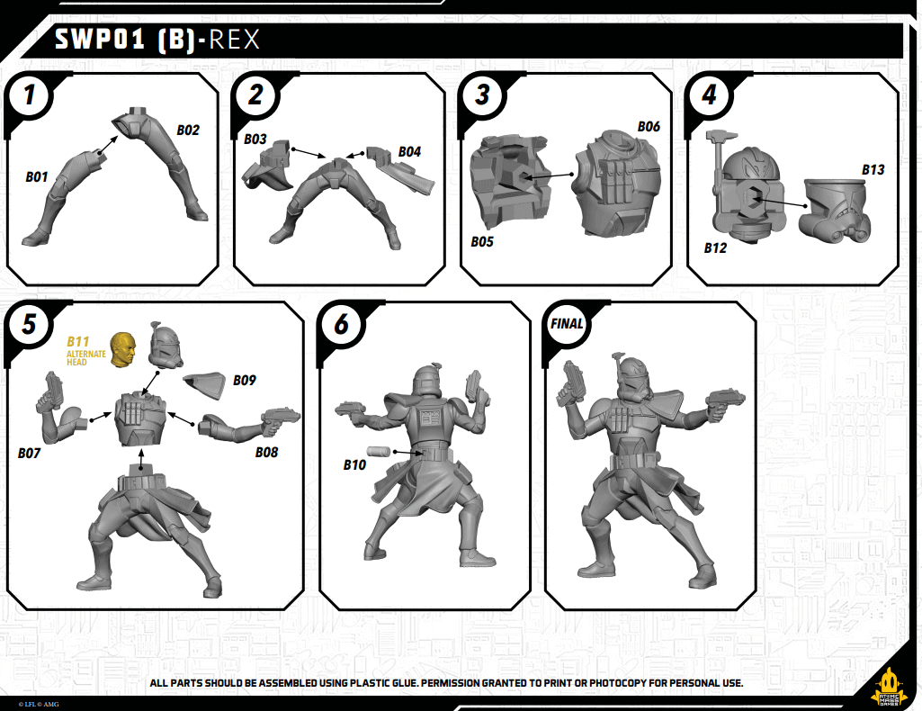 Star Wars Shatterpoint Assembly Guides & Diagrams