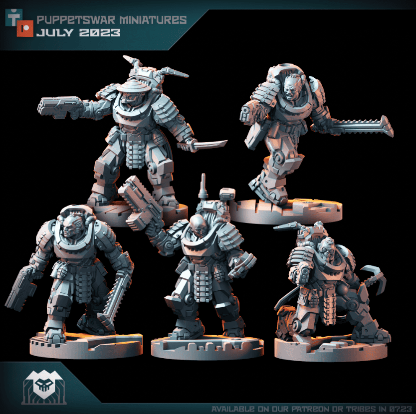 Puppetswar’s New Recon Striker & Striker Medic Drop for July Patreon!