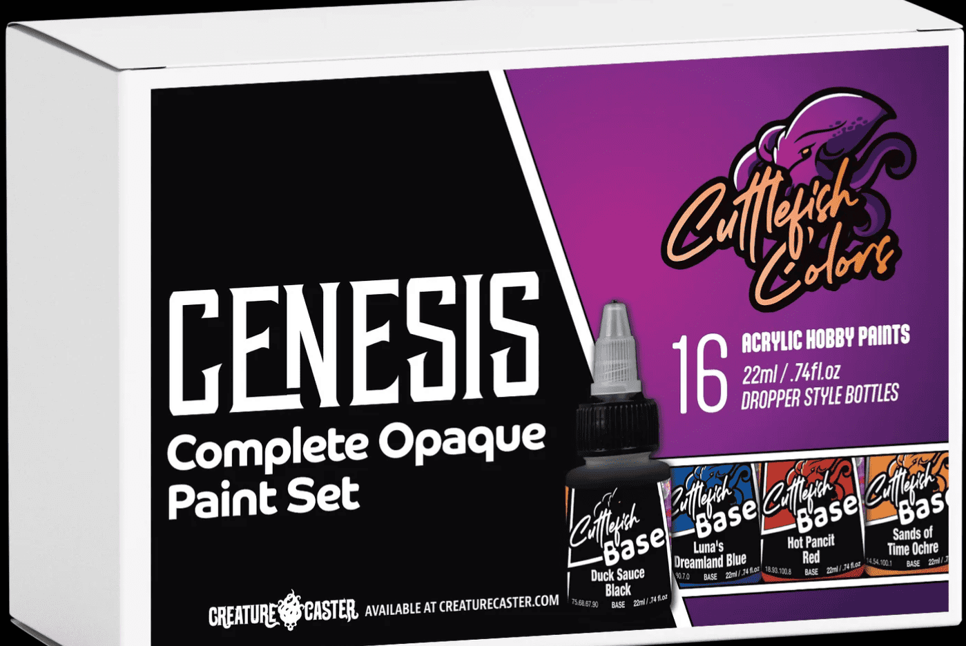 New Genesis Opaque Base Paint Set From Cuttlefish Colors!