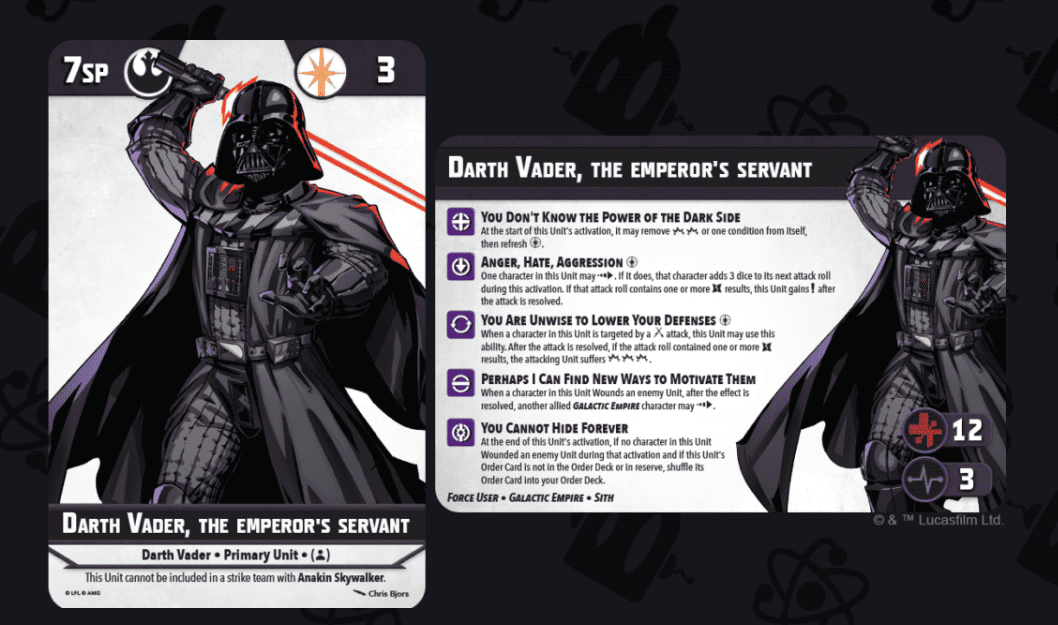 New Shatterpoint Emperor’s Servant, Darth Vader Rules Are Here
