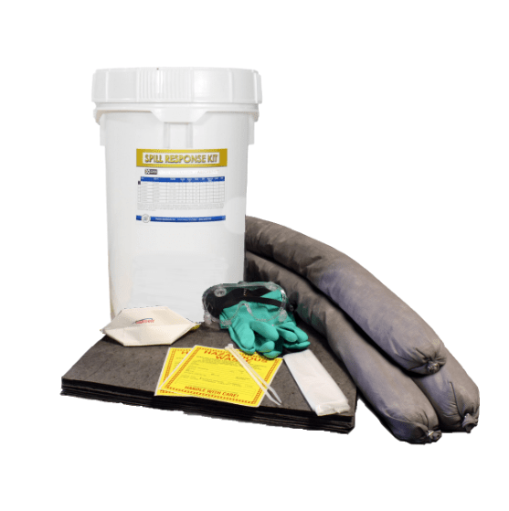 FiberLink Universal Spill Kit in 6.5 Gallon UN Approved Bucket Spill Hero