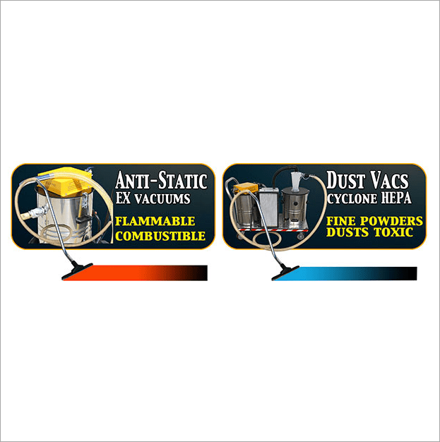 AntiStatic Vacuum Applications Spillrite Vacuums Canada