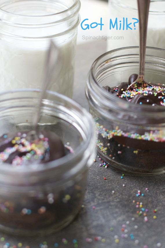 Chocolate Cake in a Jar or with Bourbon Ganache, Sea Salt or a Perfect One Layer Chocolate Cake