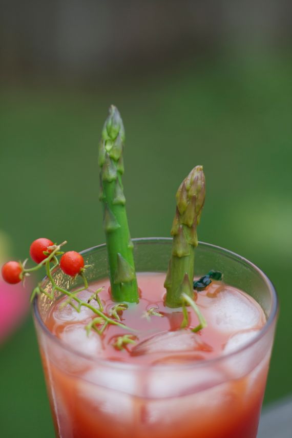Best Bloody Mary with Pickled Asparagus, Recipe from a Bartender