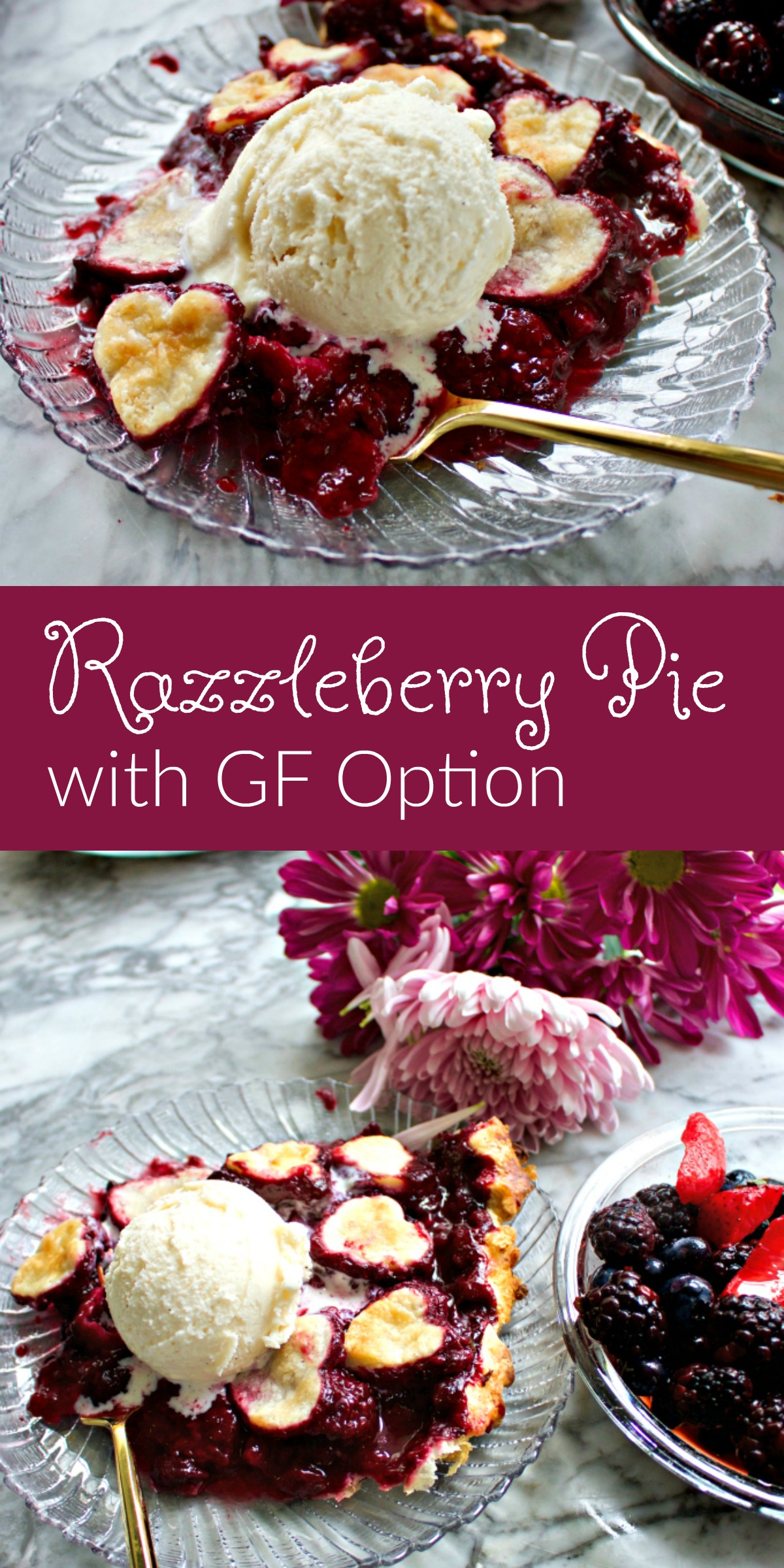 The Best Razzleberry Pie Recipe with a Gluten Free Option