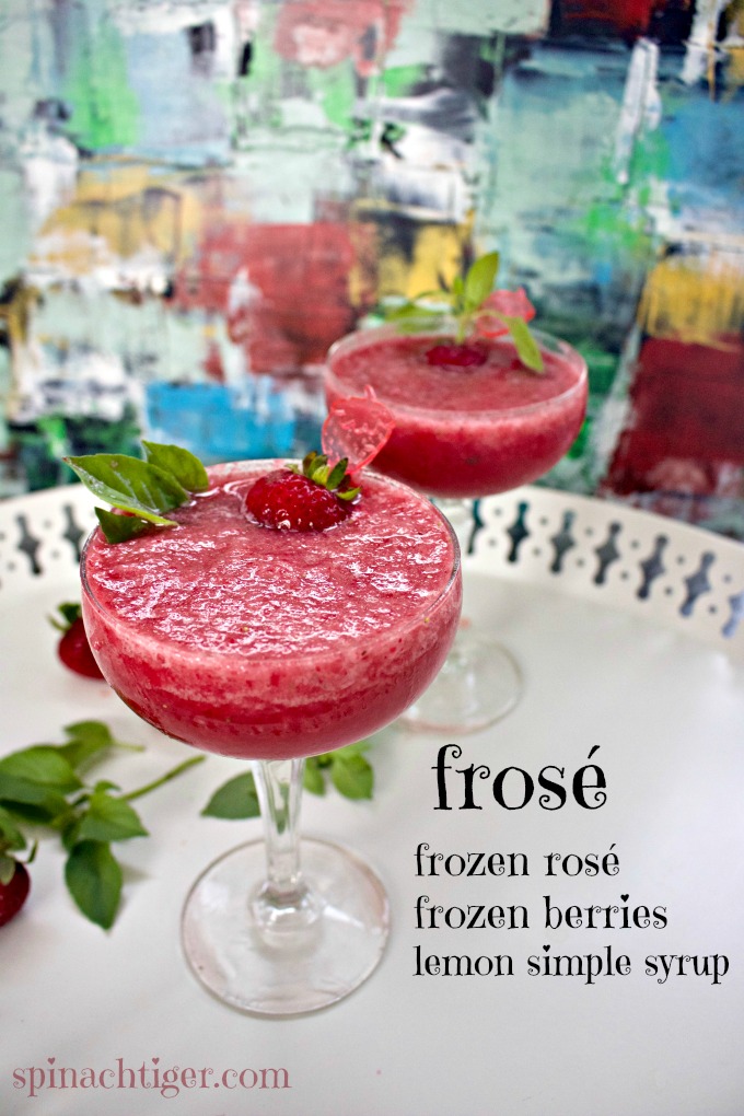 Best Strawberry Frosé, Frozen Rosé, the Adult Slushie