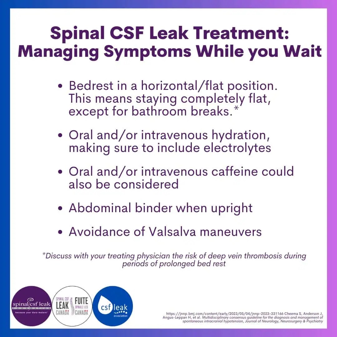 LeakWeek 2023 Day Six: Treatment - Spinal CSF Leak Foundation
