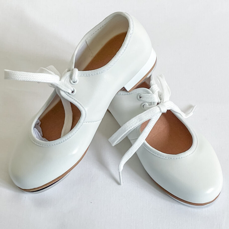 White Tap Shoes Spin & Sparkle Dancewear