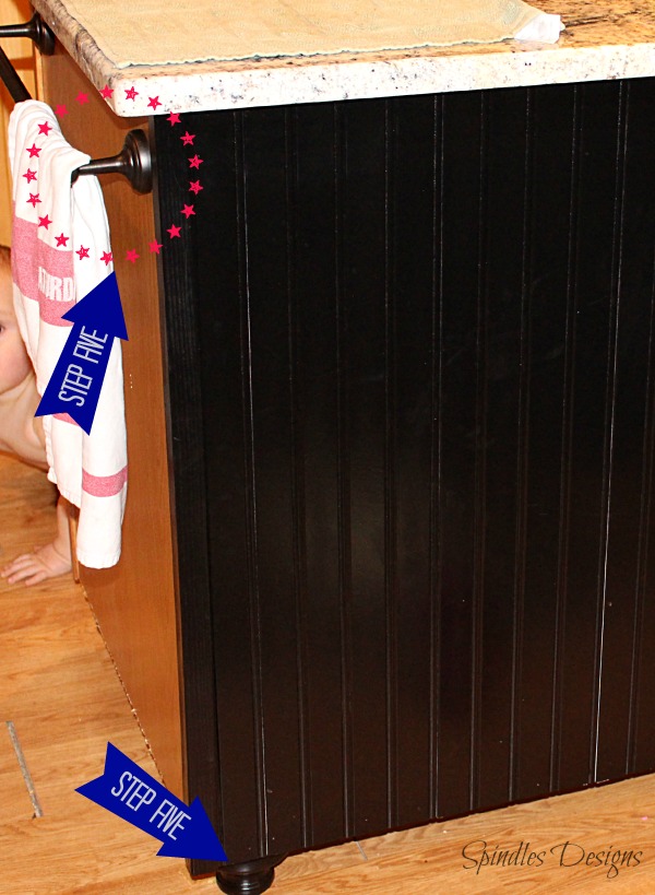 DIY Kitchen Island Spindles Designs by Mary and Mags