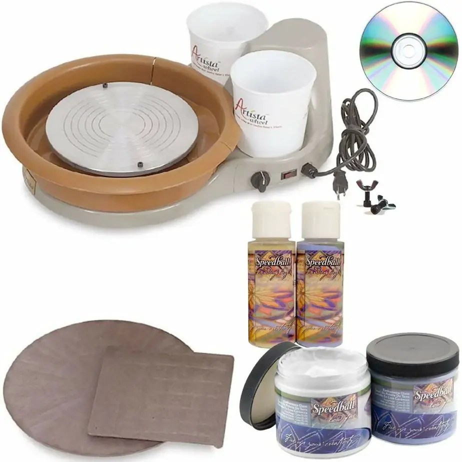 Speedball Portable Artista Table Top Pottery Wheel with an 11Inch