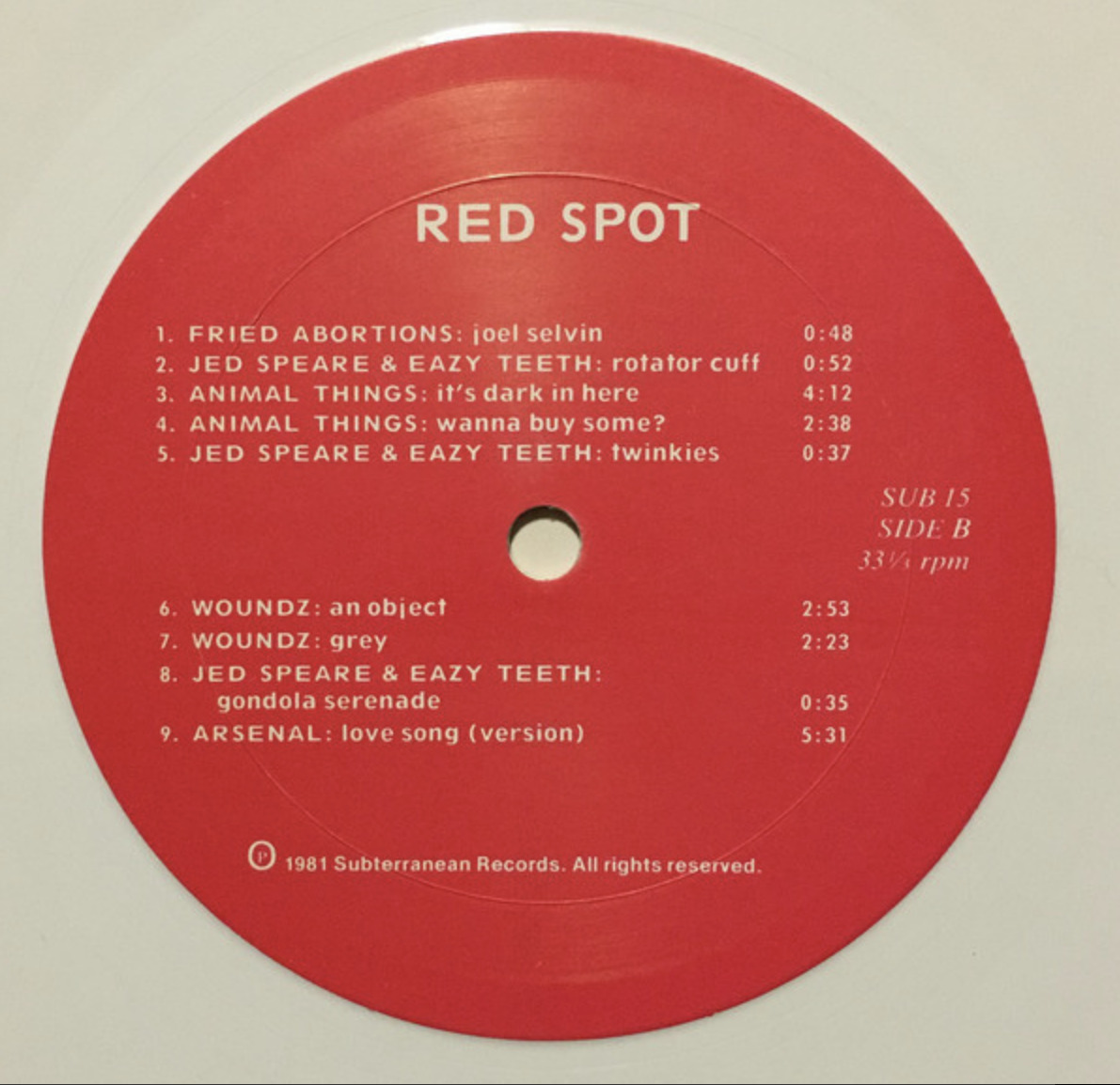 redspot4 Spin Records Boise