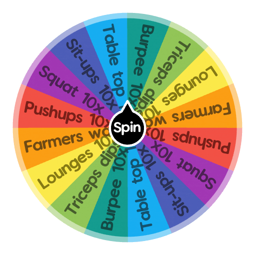 Exercise snack Spin the Wheel Random Picker