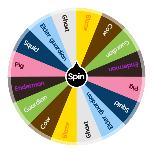 Minecraft wheel Spin The Wheel App