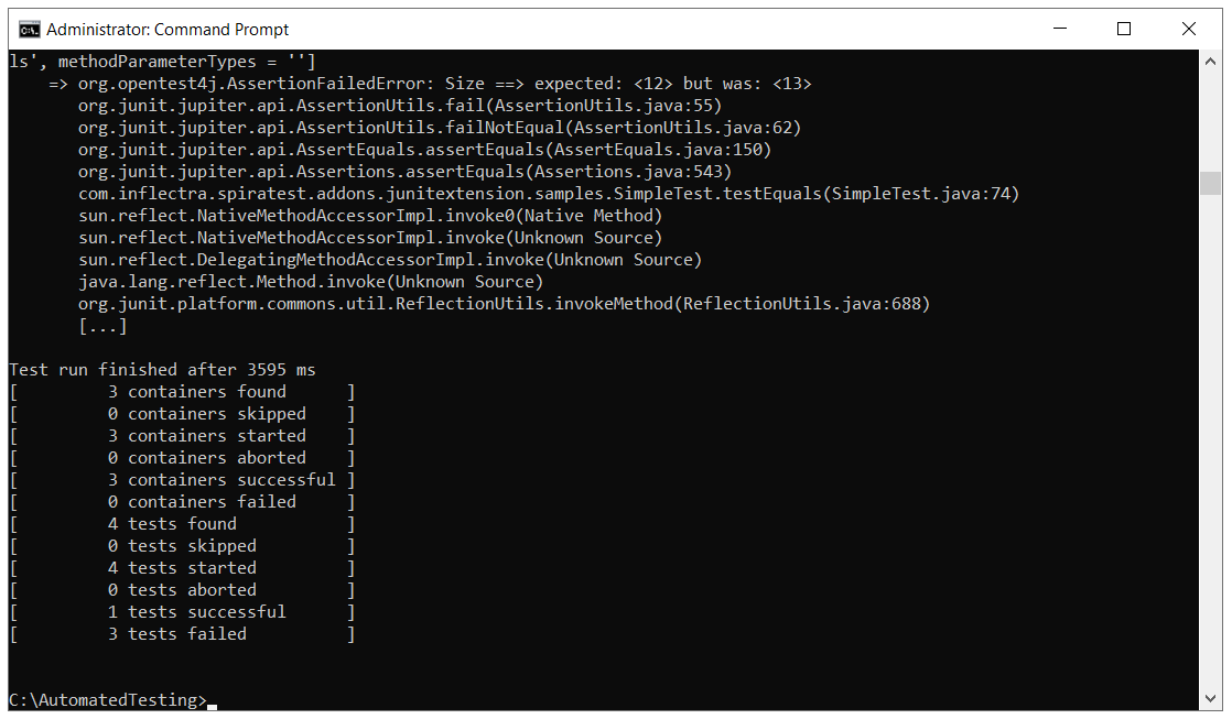 JUnit SpiraDocs