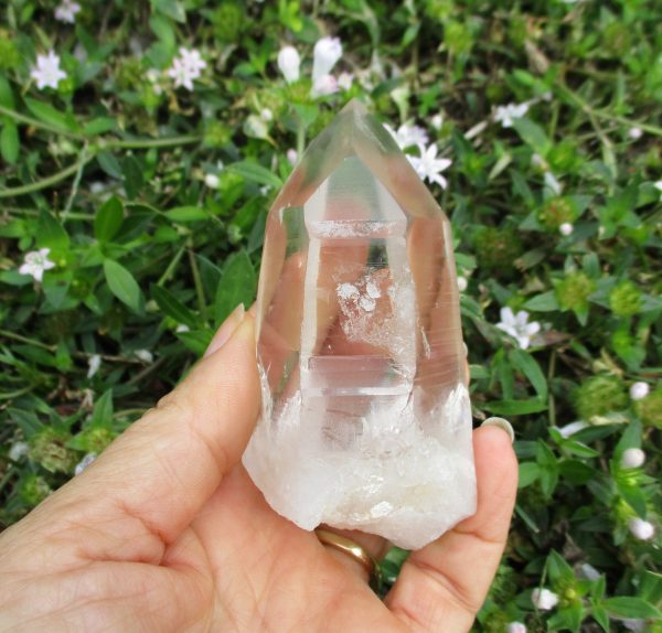 Quartz Crystal Point Spirals of Light